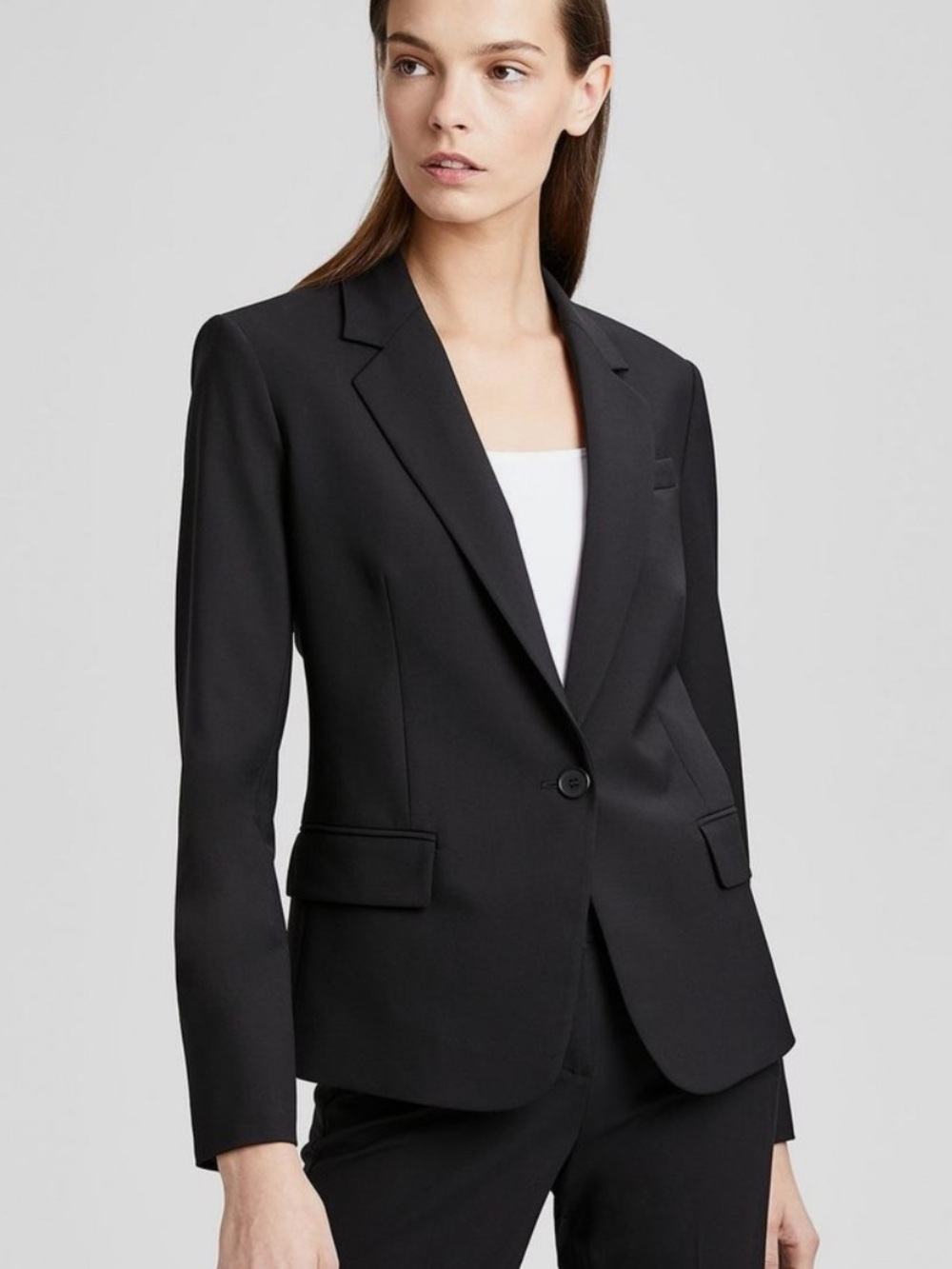 Theory Gabe Wool Blazer in Black
